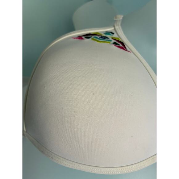 PINK Swim Top White Medium (A-C) - Picture 4 of 8